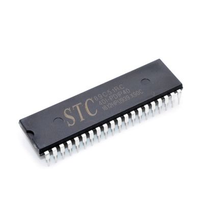 新品22225K1单f片机芯片 STC89C52RC-u40I-PDIP40 89C51.集成电路